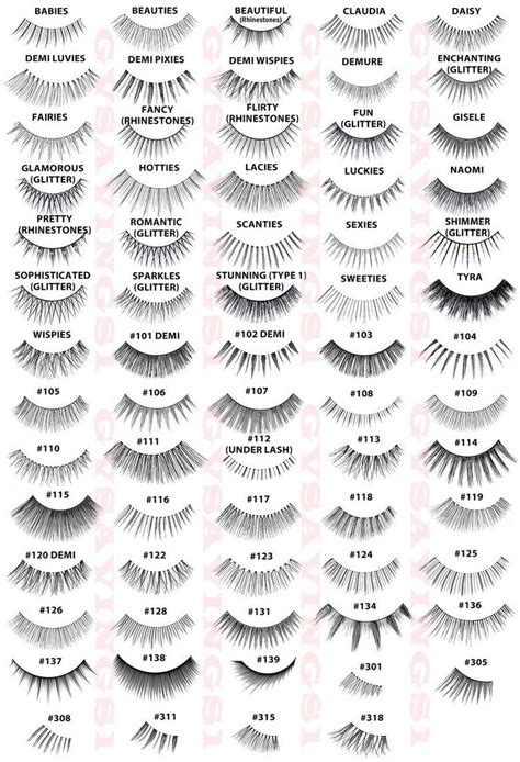 original name for false eyelashes.